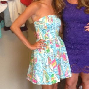 Lilly Pulitzer Strapless Dress